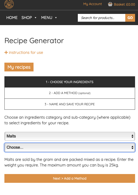 Recipe Generator 2023 mobile