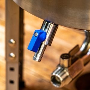 30L fermenter stainless steel - The Malt Miller Sample valve Fermenter