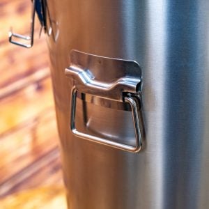 30L stainless steel fermenter conical - The Malt Miller stainless steel cary handle
