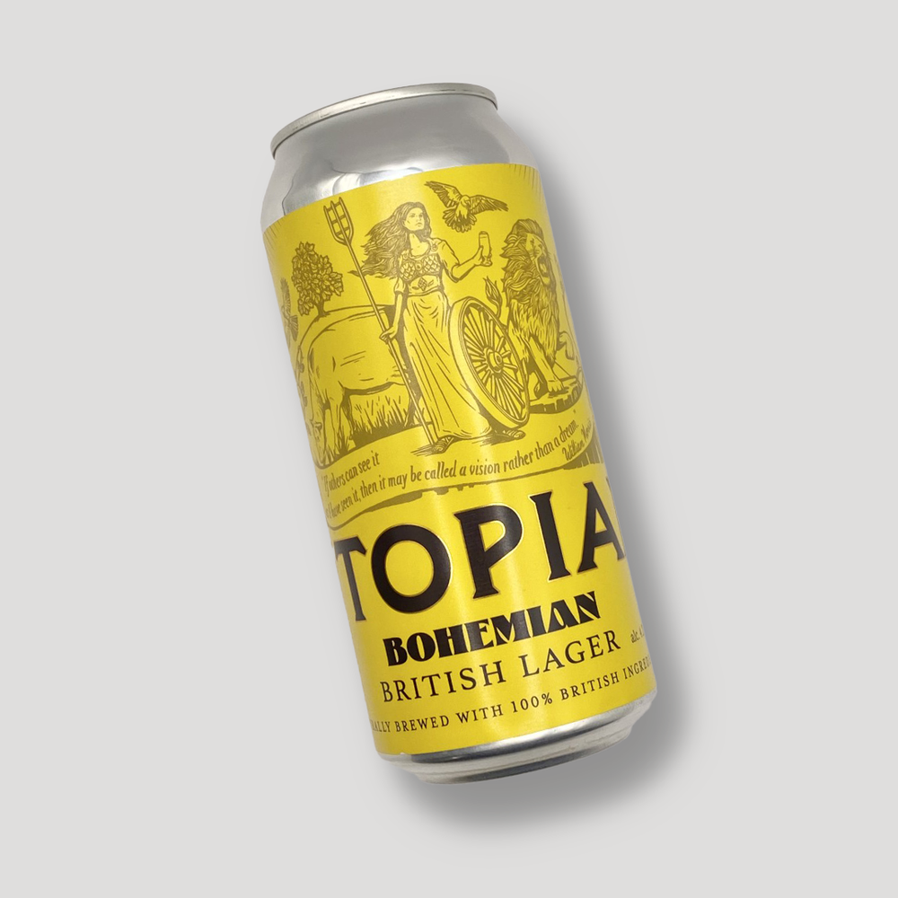 Utopian Bohemian British Lager 4.2 BB25/04/2024 The Malt Miller
