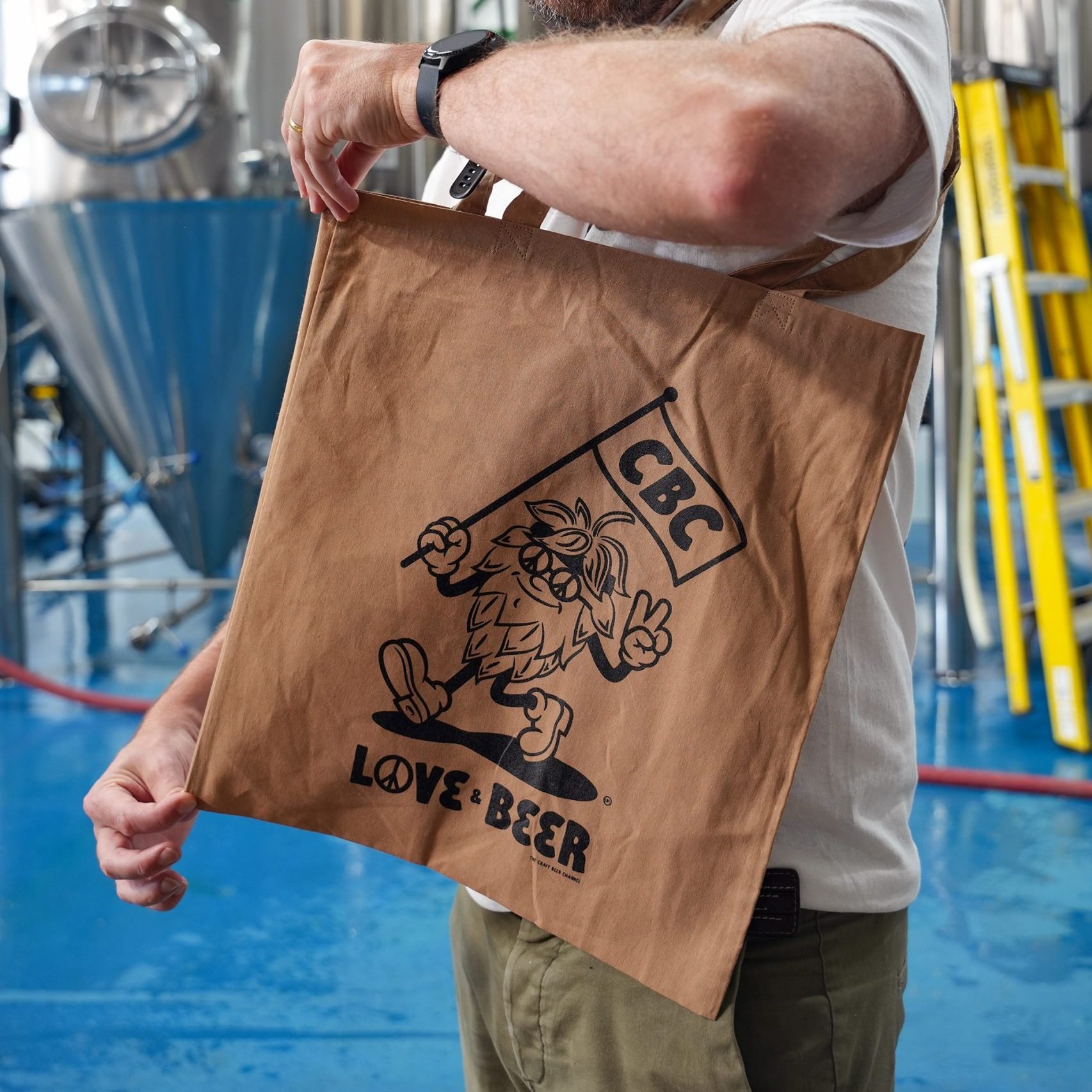Craft Beer Channel – Brown Tote Bag - The Malt Miller