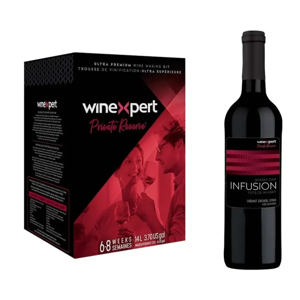 Winexpert PR Cabernet, Zinfandel, Syrah Lodi Cali. Whisky Oak Infusion