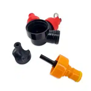 KL27144-PCO38TappingHeadKitGen2-02-Transparentpng - The Malt Miller Kegland PCO38 Tapping Head Kit (Black Elbow Cap Insert, Tube, PRV, Carbonation caps and Filter)