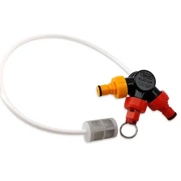 Kegland PCO38 Tapping Head Kit (Black Elbow Cap Insert, Tube, PRV, Carbonation caps and Filter)