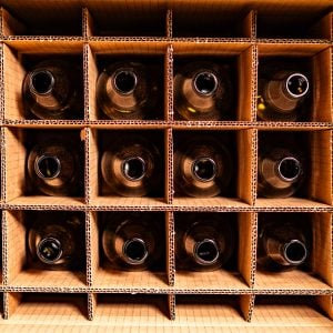 amber bottles in box - The Malt Miller bottles for beer in box