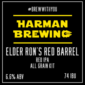 RED IPA ALL GRAIN KIT - ELDER RON'S RED BARREL