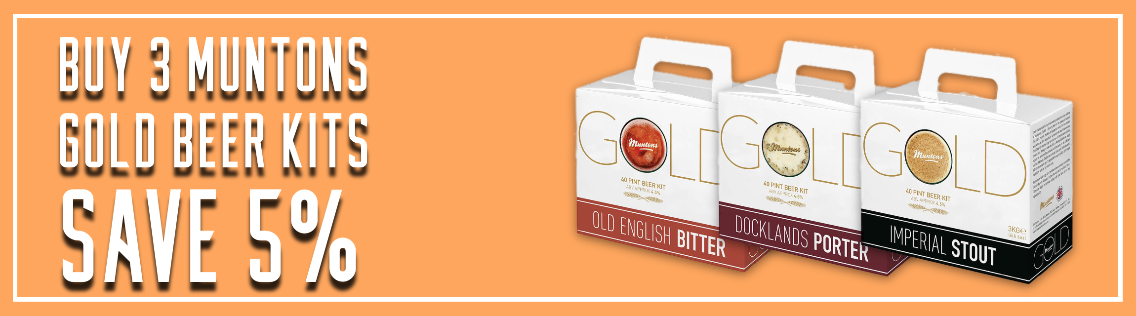Beer Kits Header Muntons Gold