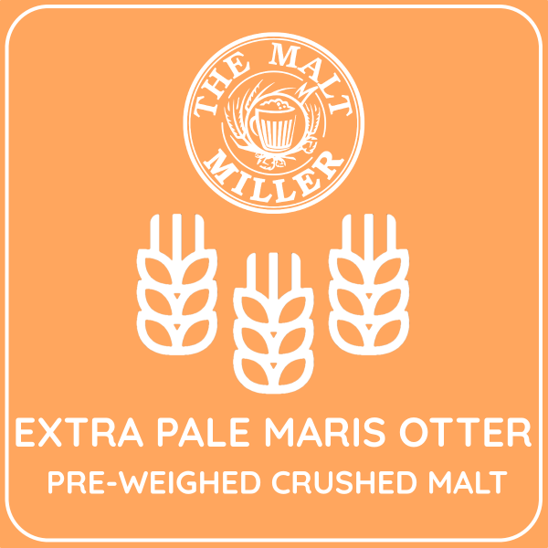 Extra pale Maris Otter malt for brewing