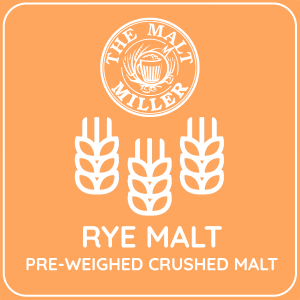 Rye malt for brewing