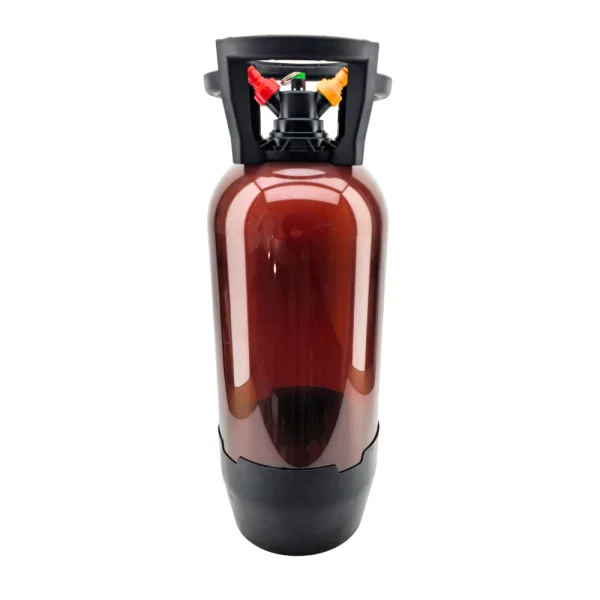 20L Keg - Oxebar 20L Amber PET Keg & Pressure Fermenter Tank(Silicone Dip Tube & Filter, PRV, Carbonation Caps)
