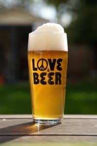 Craft Beer Channel Love & Beer Tall Glass