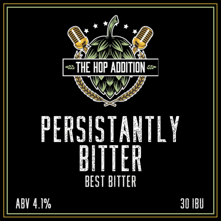 Persistently Bitter - The Hop Addition - All Grain Beer Kit