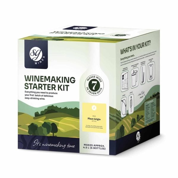 SG Wines - Wine Making Starter Kit - Pinot Grigio