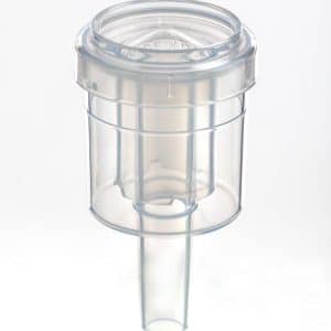 Compact Mini Cylindrical Airlock -Lets CO2 Escape Whilst Fermenting