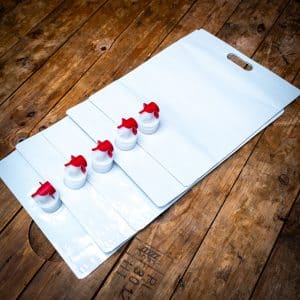 5 L Stand-Up Wine Pouch x 5