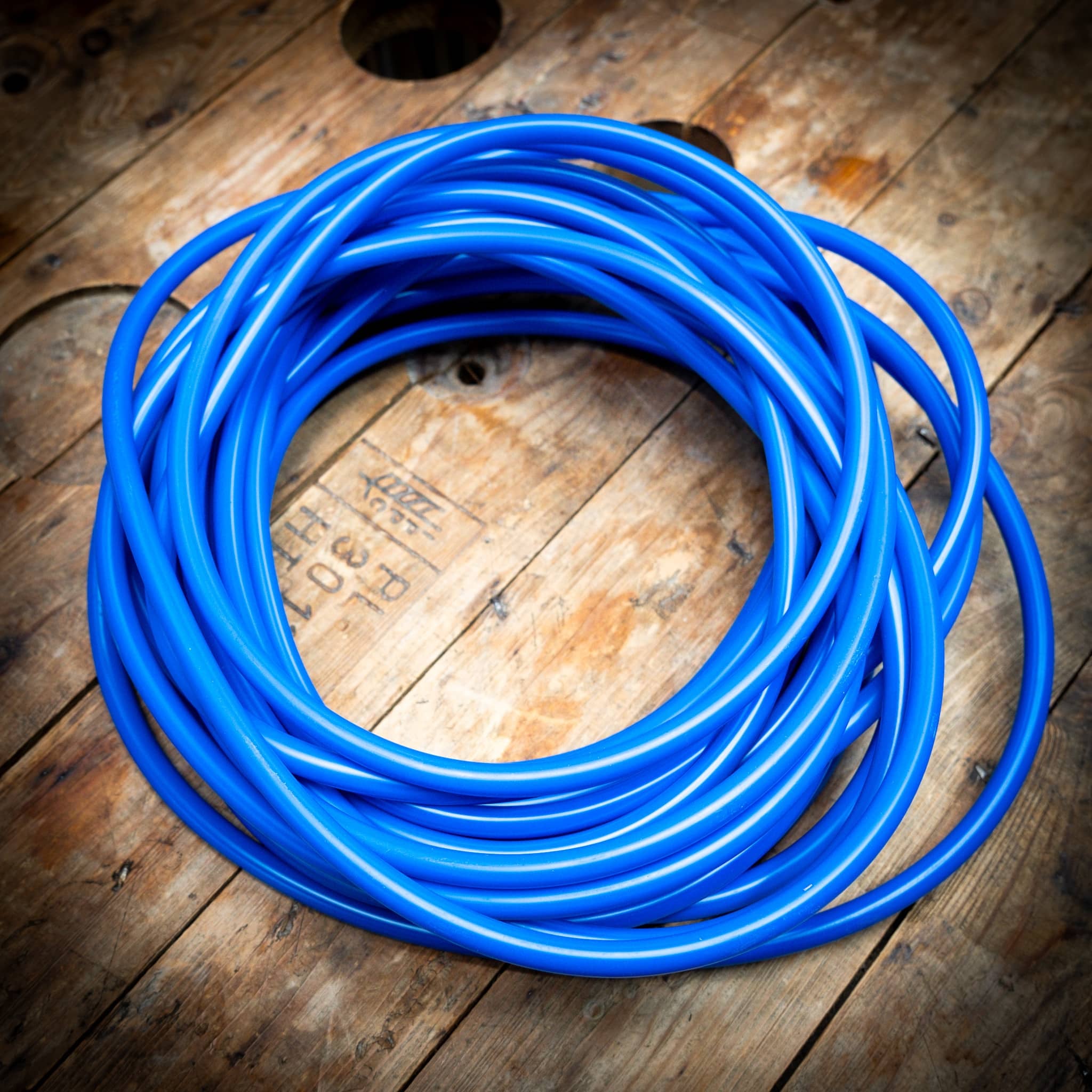 8mm Blue PVC Tubing - Durable 3/8