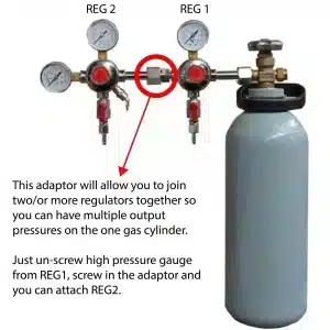 Kegland Add-On CO₂ Regulator Adapter