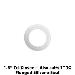 Kegland - 1.5 Inch TC – Flanged Silicone Gasket Seal