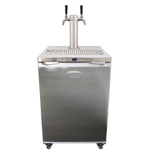 KegLand Series X.1 Full Stainless Steel 2 Tap Kegerator