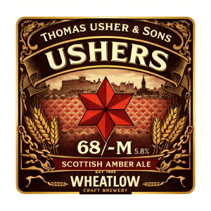 Wheatlow Brewery Ushers 68 Shilling Mild