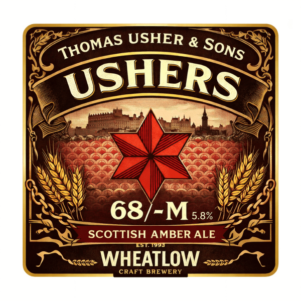 Wheatlow Brewery Ushers 68 Shilling Mild
