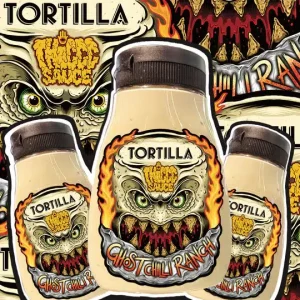 Thiccc Sauce - Ghost Chilli Ranch – 180ml (Collab with Tortilla)