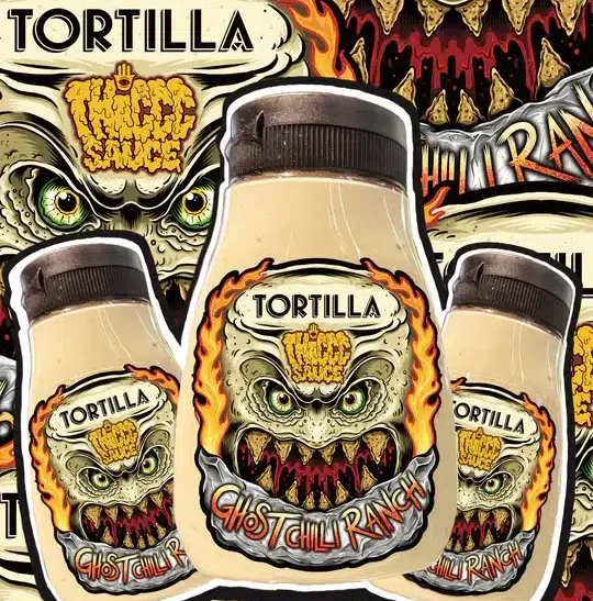 Thiccc Sauce - Ghost Chilli Ranch – 180ml (Collab with Tortilla)