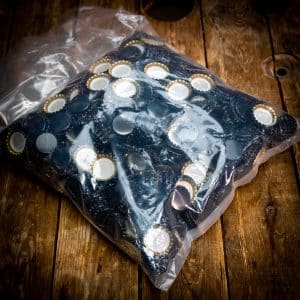 1000 x Crown Caps Black - 26mm Bottle Caps With Oxygen-Scavenging Liner