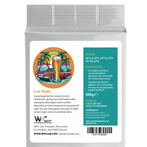 WHC Dried Yeast - Low Rider Mk2 - 500g Block For Breweries