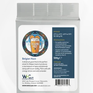 WHC Dried Yeast - Belgian Haze - 500g Block For Breweries