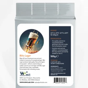 WHC Dried Yeast - Blitz Lager - 500g Block For Breweries