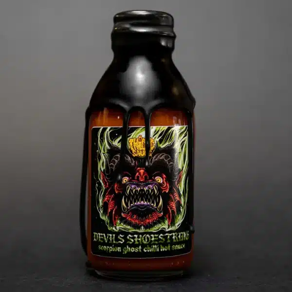 Thiccc Sauce - Devils Shoestring Scorpion Ghost Chilli Hot Sauce – Super Hot Edition