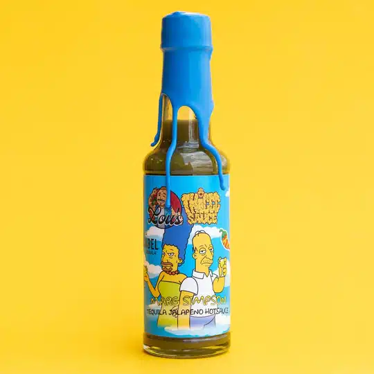 Thiccc Sauce Marg Simpson Charred Jalapeño & Tequila Hot Sauce – 150ml (Lou’s Brews x Cazcabel Collab)