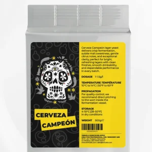 WHC Dried Yeast - Cerveza Campeón - 500g Block For Breweries