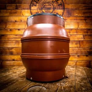 9 Gallon Plastic Beer Cask (Firkin) for Real Ale & Home Bar Dispense
