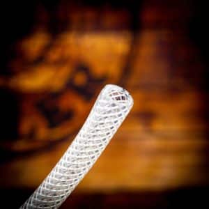 1/2" ID ID Braided Clear Food Grade Hose (Sold Per Metre) for Homebrew Real Ale